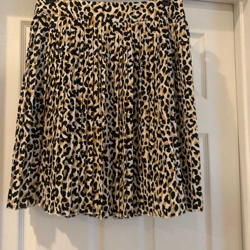 JCrew cheetah print skirt